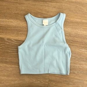 Baby blue tank top